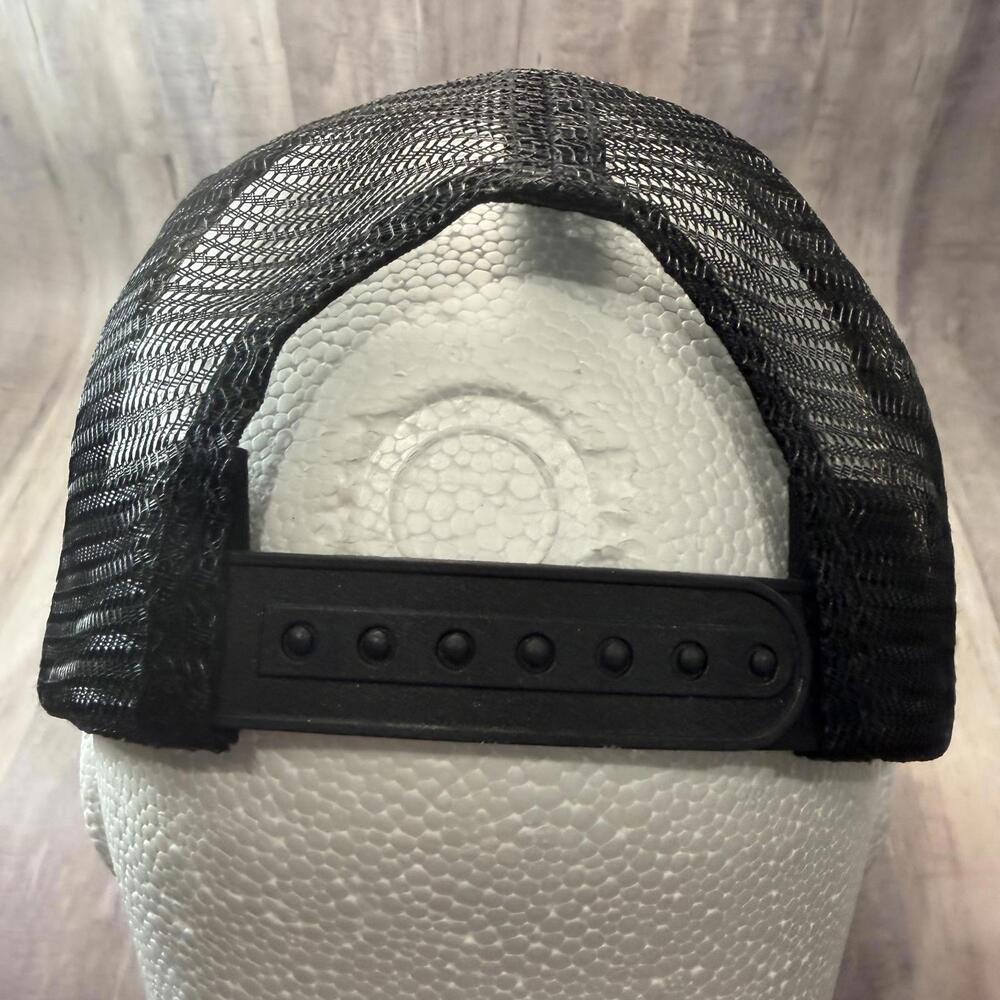 CAT Caterpillar Quality Machines Gray Space Dye Hat Trucker Mesh Back Snap Back - Picture 8 of 9